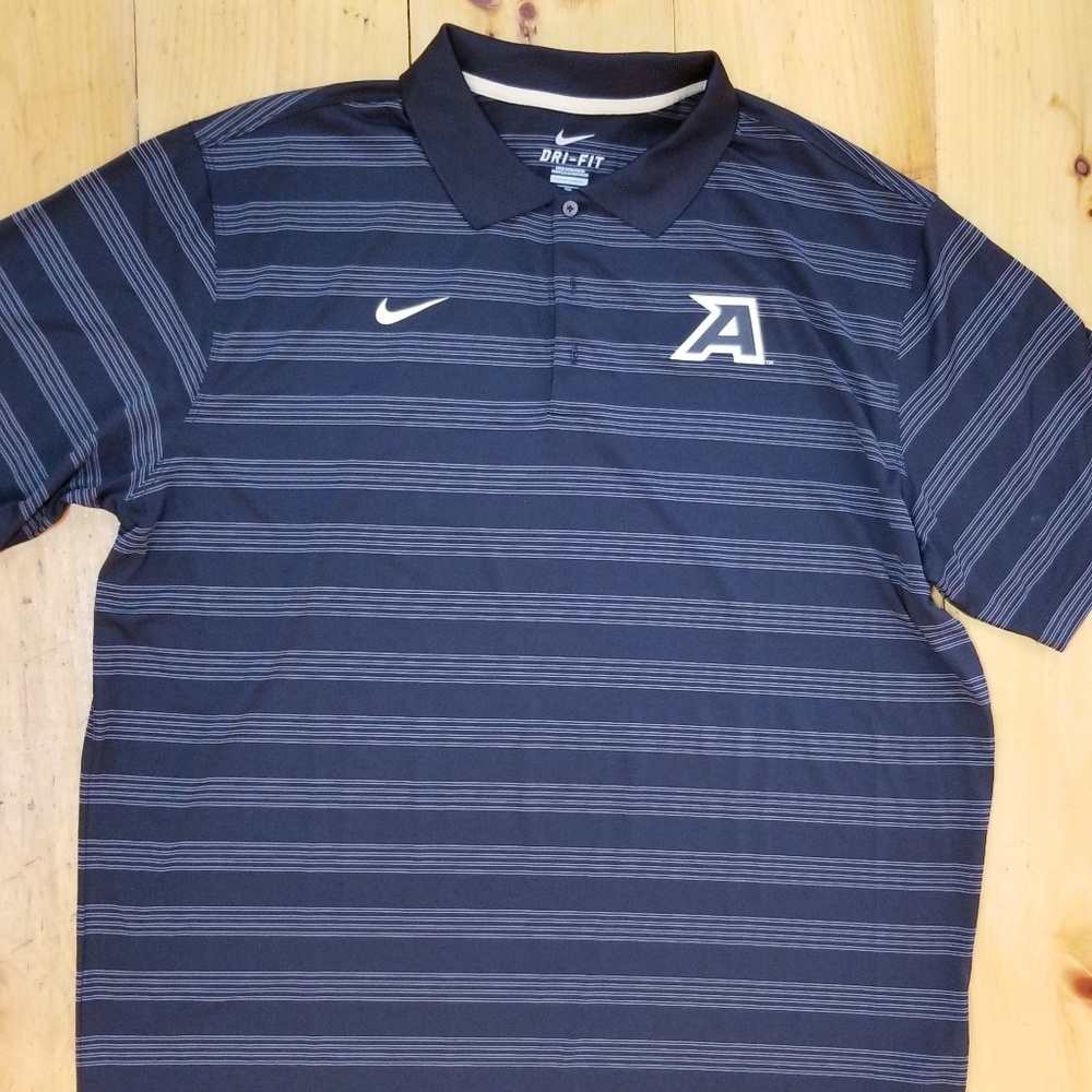 MENS NIKE DRI FIT POLO XXL BLUE